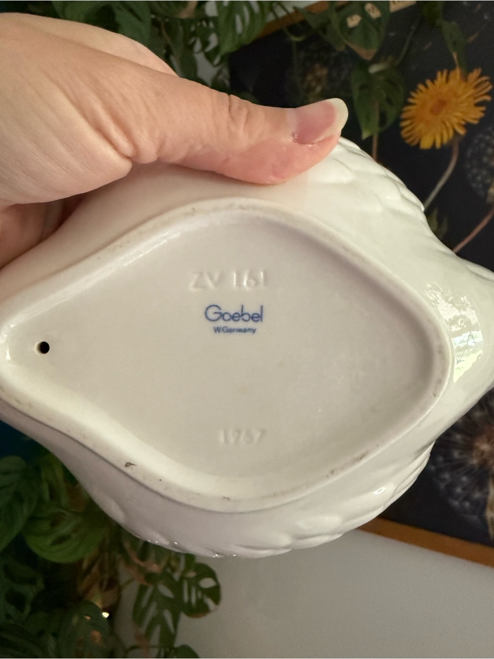 Vintage Goebel Ceramic Swan Dish - Picture 5 of 5
